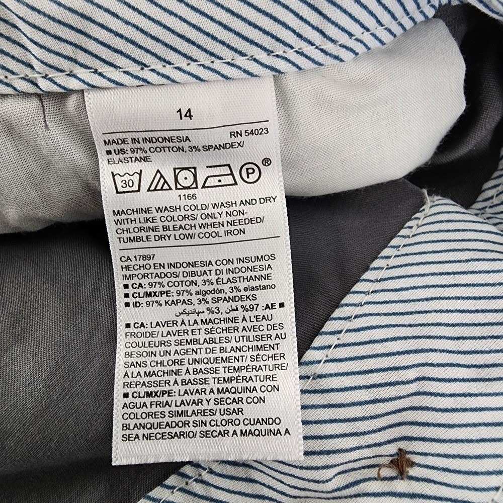 NWT Old Navy Everyday Short Womens 14 Gray Chino Casual Summer Stretch Classic - Picture 7 of 8